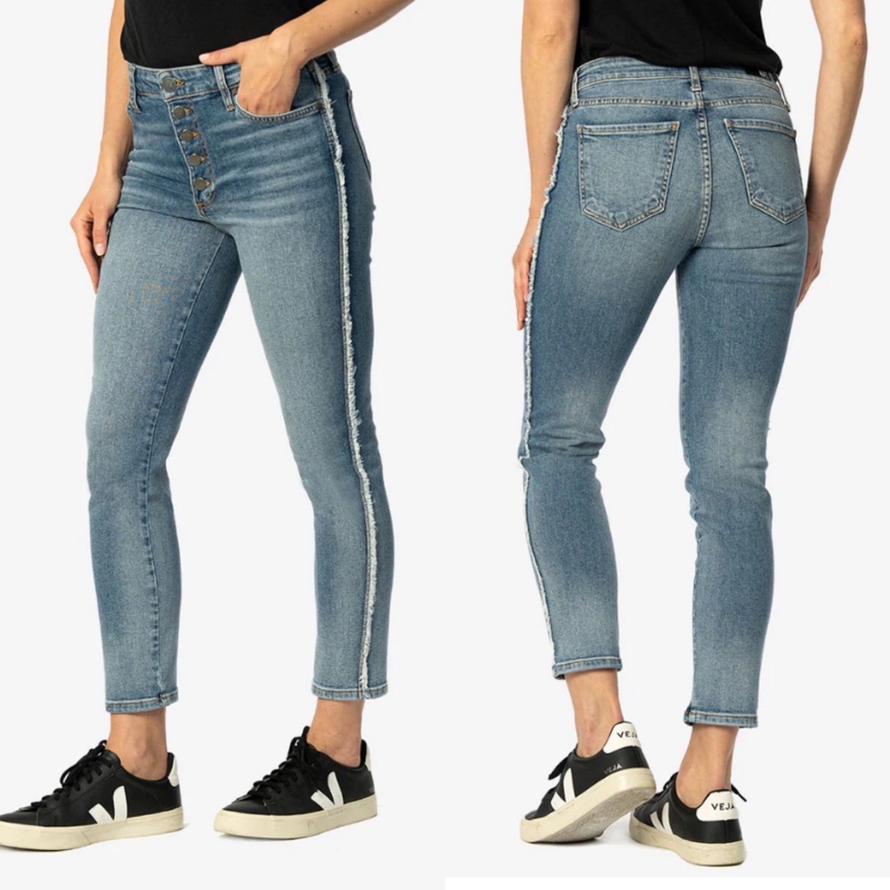 Kut from the Kloth Reese Ankle Straight Leg Jeans 20W